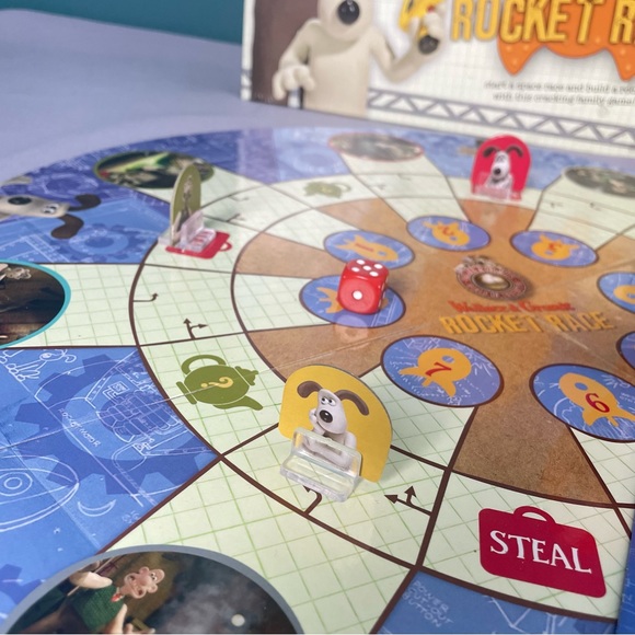 Vintage Board Game Wallace & Gromit Rocket Race BBC Marks & Spencer 1996 - Picture 3 of 14